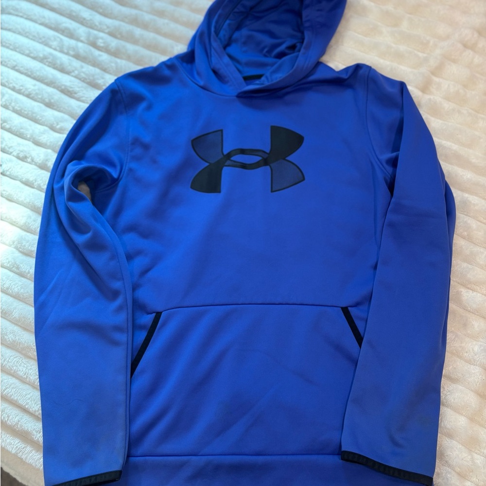 Jordan Blue ColdGear Hoodie YXL